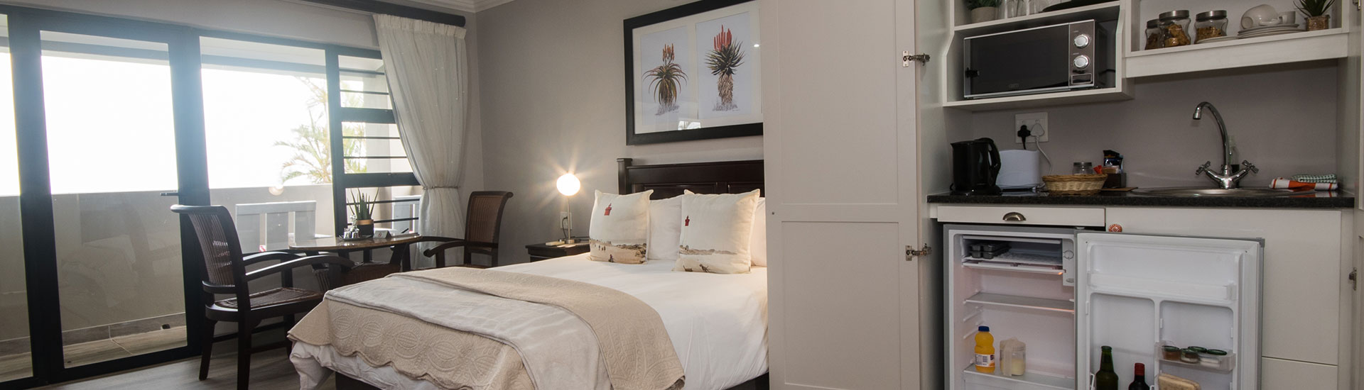 Luxury accommodation at Hillside Guesthouse in Umhlanga Rocks with spacious guest suites, private patios and relaxing coastal guesthouse setting