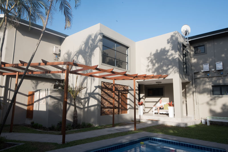 Exterior view of Hillside Guesthouse in Umhlanga Rocks
