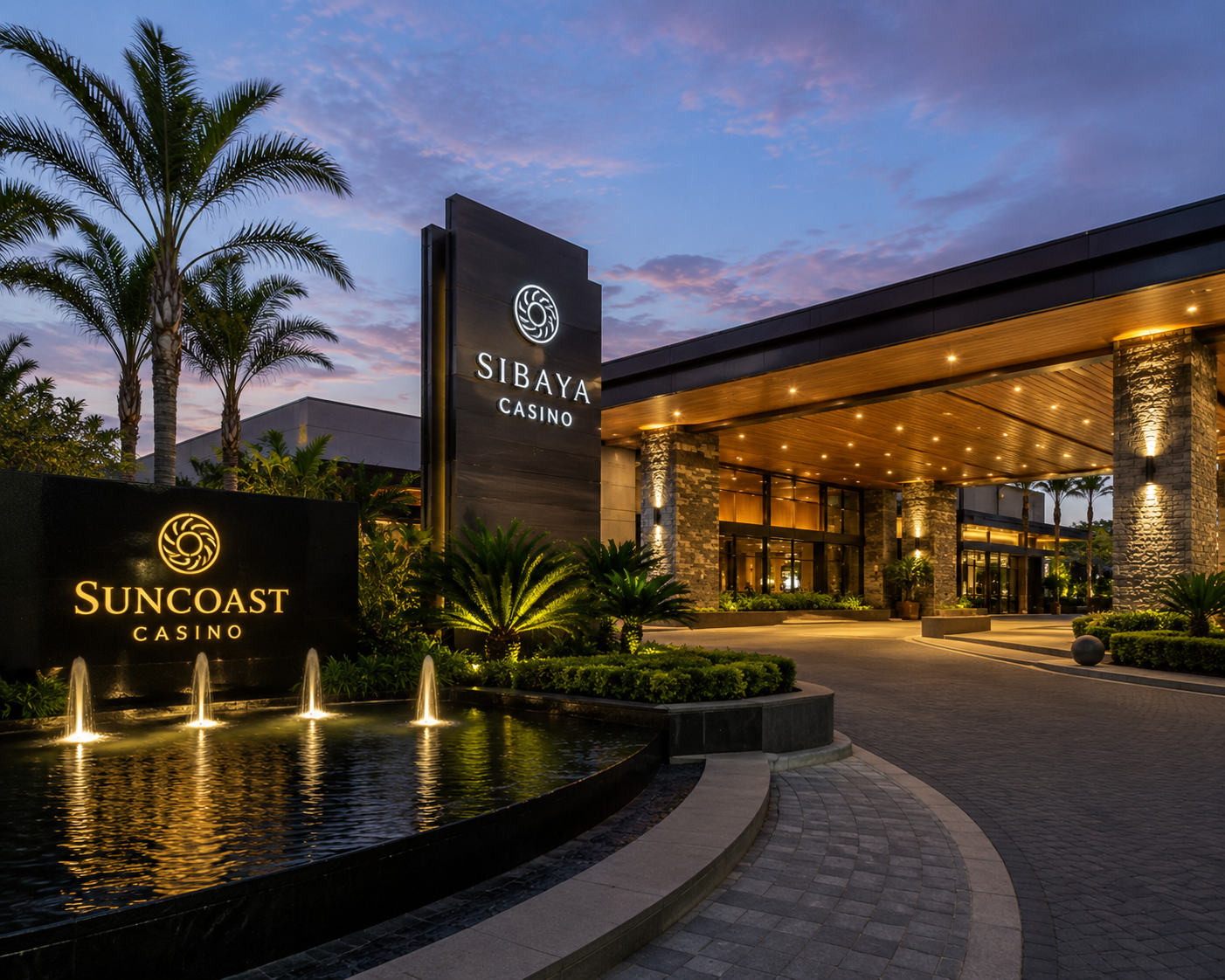 Casino entertainment near Umhlanga including Sibaya Casino and Suncoast Casino